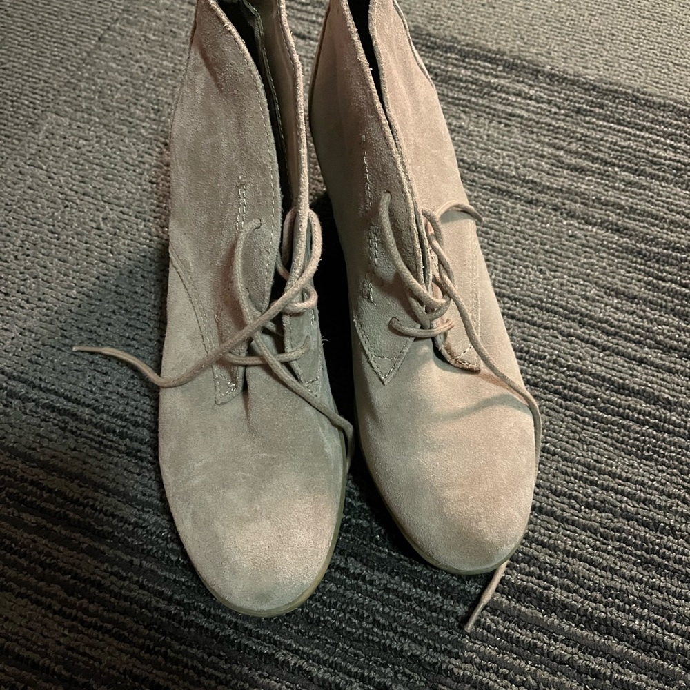 G.H. Bass & Co. Women's Lace Up Boots - Beige